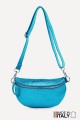 Metalic Leather fanny pack ZE-9009-MT : Colors:Ice Blue