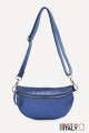 Metalic Leather fanny pack ZE-9009-MT : Colors:Royal Blue