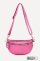 Metalic Leather fanny pack ZE-9009-MT : Colors:Pink