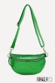 Metalic Leather fanny pack ZE-9009-MT : Colors:Emerald Green