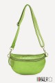 Metalic Leather fanny pack ZE-9009-MT : Colors:Fluo Green