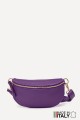 Leather fanny pack ZE-9009 : colour:Purple