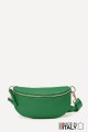 Leather fanny pack ZE-9009 : colour:Grass Green