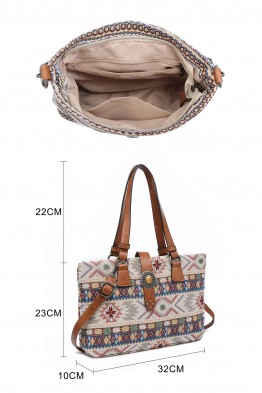 Bohemian style handbag 28635-BV