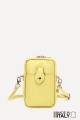 Sac pochette bandoulière en cuir grainé format téléphone ZE-9013-G