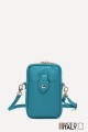 Grained Leather crossbody clutch bag phone size ZE-9013-G