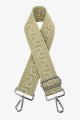A40-RS-AG Adjustable patterned shoulder strap with silver carabiners