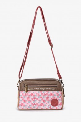 C-259-24A Pochette sac bandoulière synthétique Sweet & Candy