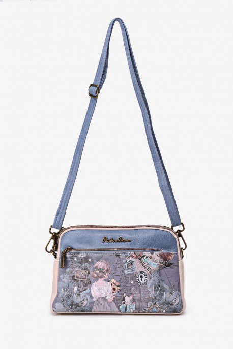 C-259-24A Pochette sac bandoulière synthétique Sweet & Candy : Motif:24A-D