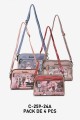 C-259-24A Pochette sac bandoulière synthétique Sweet & Candy