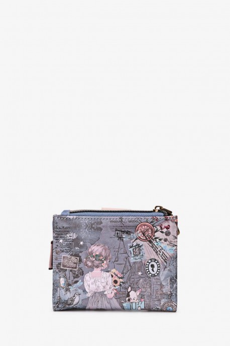 C-298-24A Portefeuille porte-monnaie synthétique Sweet & Candy : Motif:24A-D