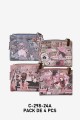 C-298-24A Portefeuille porte-monnaie synthétique Sweet & Candy