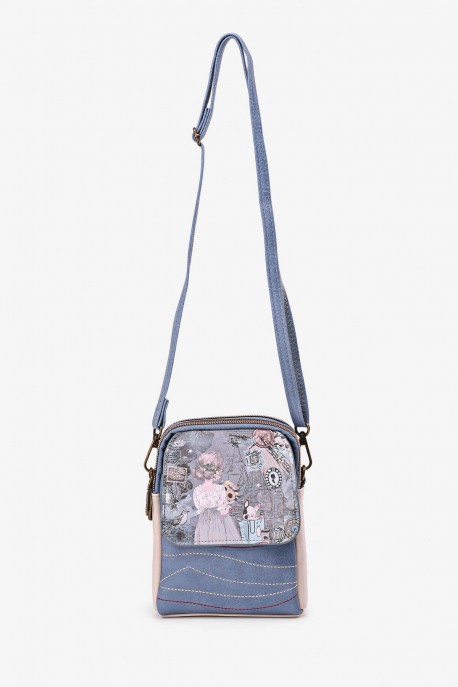 C-276-24A Pochette sac bandoulière synthétique Sweet & Candy : Motif:24A-D