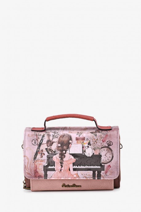 C-297-24A Sweet & Candy Small satchel shoulder bag : Pattern:24A-B