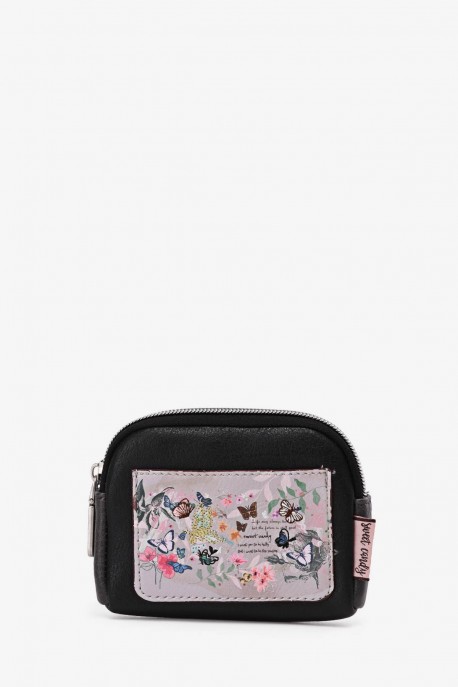 Sweet & Candy Butterfly HD-03-24A Pouch / Coin purse : colour:Black
