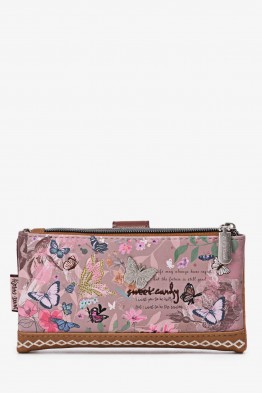 HD-11-24A Portefeuille porte-monnaie synthétique Sweet & Candy Butterfly 
