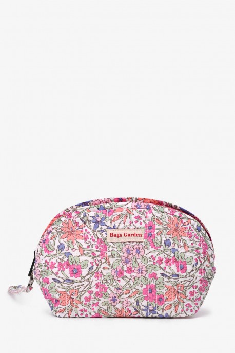 BG-0053 Quilted textile make-up bag