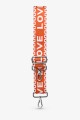 A40-RS-AG Adjustable patterned shoulder strap with silver carabiners
