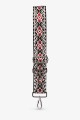 A40-RS-AG Adjustable patterned shoulder strap with silver carabiners