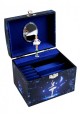 Trousselier S90070 Large Musical Dancer Star Jewellery Box - Vanity Case - Midnight Blue