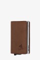 Lupel L679AV Cowhide leather wallet card holder and aluminum case with RFID protection
