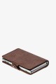 Lupel L680AV Cowhide leather wallet card holder and aluminum case with RFID protection