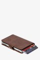 Lupel L680AV Cowhide leather wallet card holder and aluminum case with RFID protection