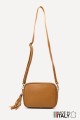 Sac bandoulière en cuir grainé ZE-9019-G