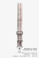 KC22330-AG-38 043s Bandoulière largeur 3.8cm réglable avec mousquetons argenté