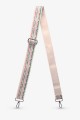 KC22330-AG-38 043s Bandoulière largeur 3.8cm réglable avec mousquetons argenté