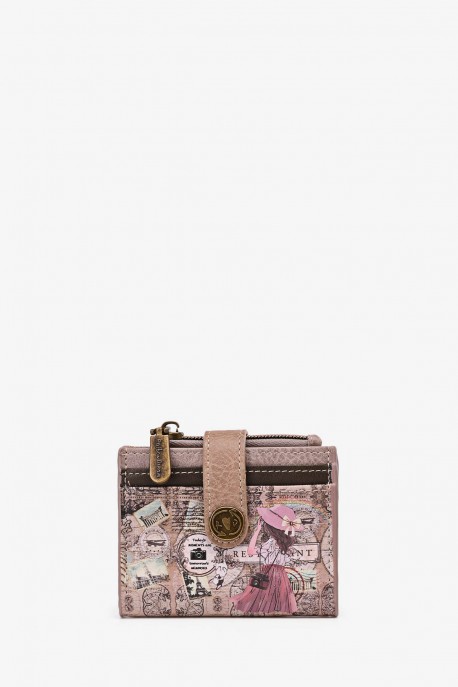 C-278-24A Porte-monnaie Porte-carte synthétique Sweet & Candy : Motif:24A-C