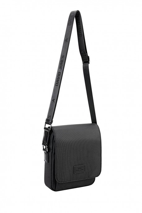 931105 Sacoche homme en nylon David Jones
