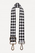 A40S-RS-BZ Adjustable patterned shoulder strap 3.5cm with bronze carabiners