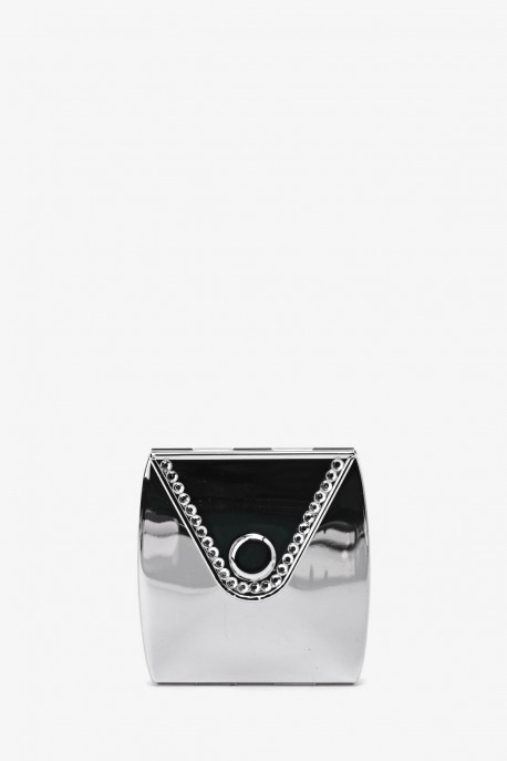 Miroir de poche avec strass