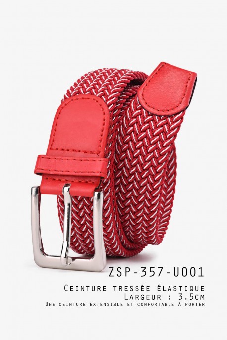 ZSP-357-U001 Ceinture tressée élastique