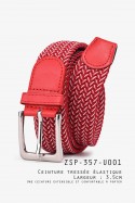 ZSP-357-U001 Ceinture tressée élastique