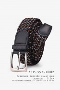 ZSP-357-U002 Ceinture tressée élastique