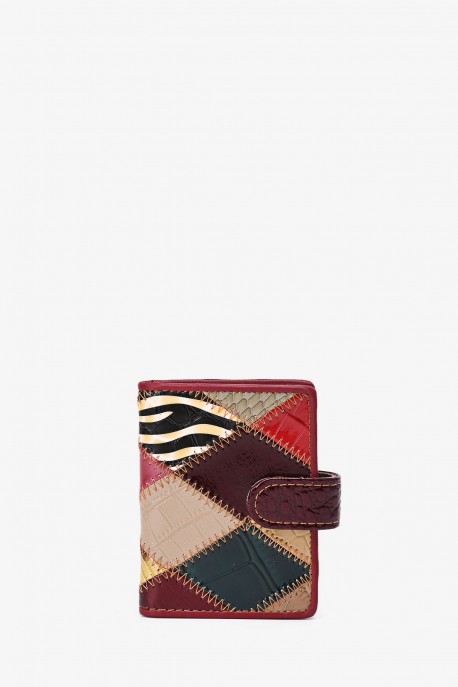KJ6101-L Porte-monnaie patchwork