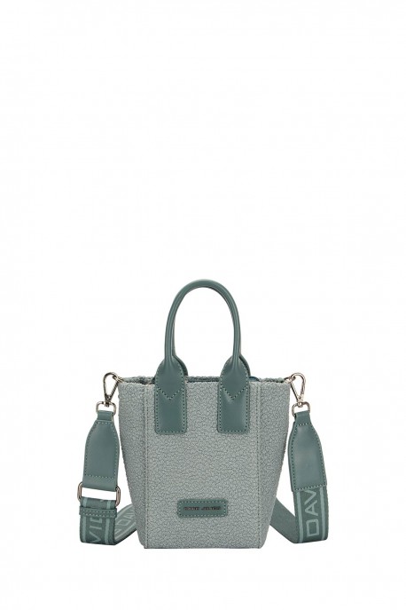 CM7117 David Jones Small Handbag with Shoulder Strap : colour:L.Blue