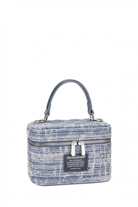 CM7161 Petit sac à main David Jones effet Jean en forme de boîte