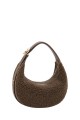 CM7102F Shoulder Bag Synthetic Sheepskin Crescent Bag David Jones