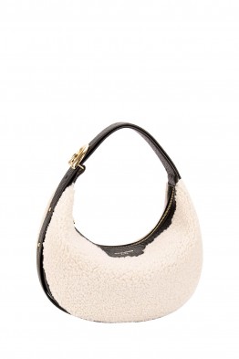 CM7102F Sac épaule croissant en mouton synthétique David Jones