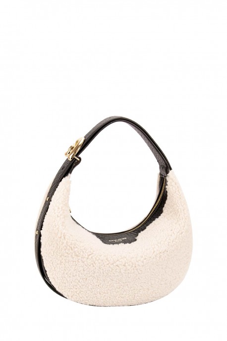 CM7102F Sac épaule croissant en mouton synthétique David Jones