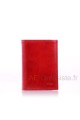 Leather wallet Spirit R6802A : Color:Red
