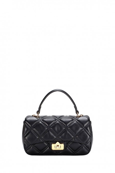 CM7308 David Jones Quilted Handbag with Flap