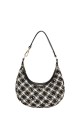 CM7180 Sac à main épaule en tissus tweed David Jones
