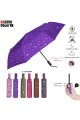 HS53359 RST OpenClose Auto folding umbrella with water droplet design