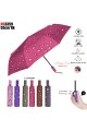 HS53359 RST Parapluie pliant motif Gouttes d'eau OpenClose Auto