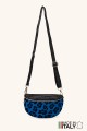 Sac banane bandoulière en cuir motif Léopard imprimé sur peau poilu ZE-9022-LP002-L