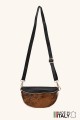 Sac banane bandoulière en cuir tache peau poilu ZE-9022-PV001